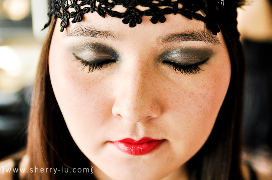 flapper eye makeup. Caroline#39;s makeup