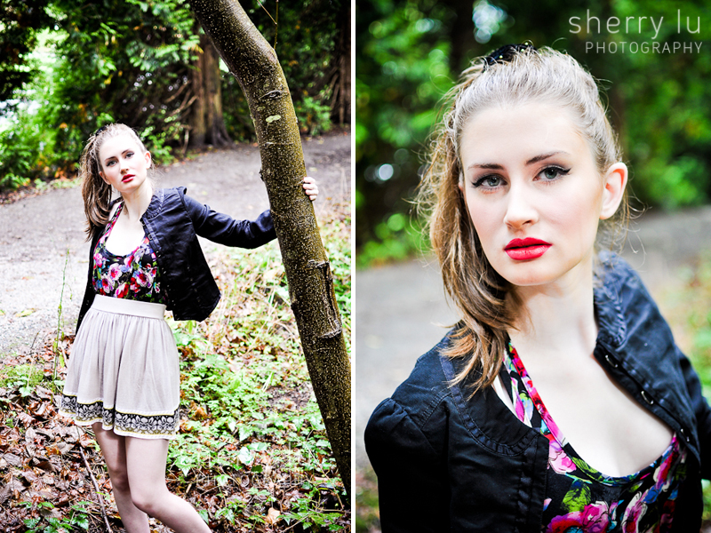 Vancouver fashion photographer, model agency test, model test shoot